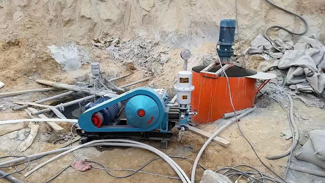 广华办事处顶管注浆